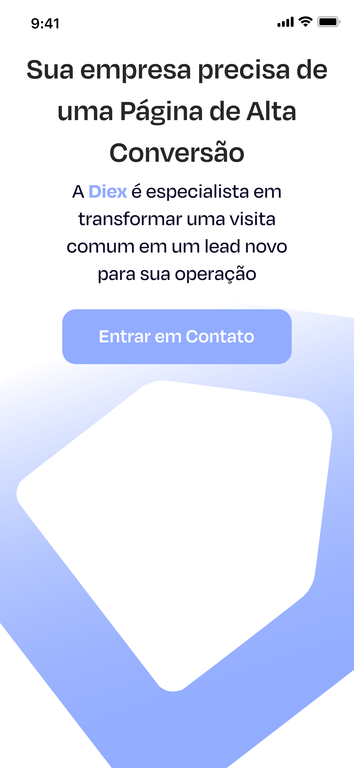 Página de alta conversão